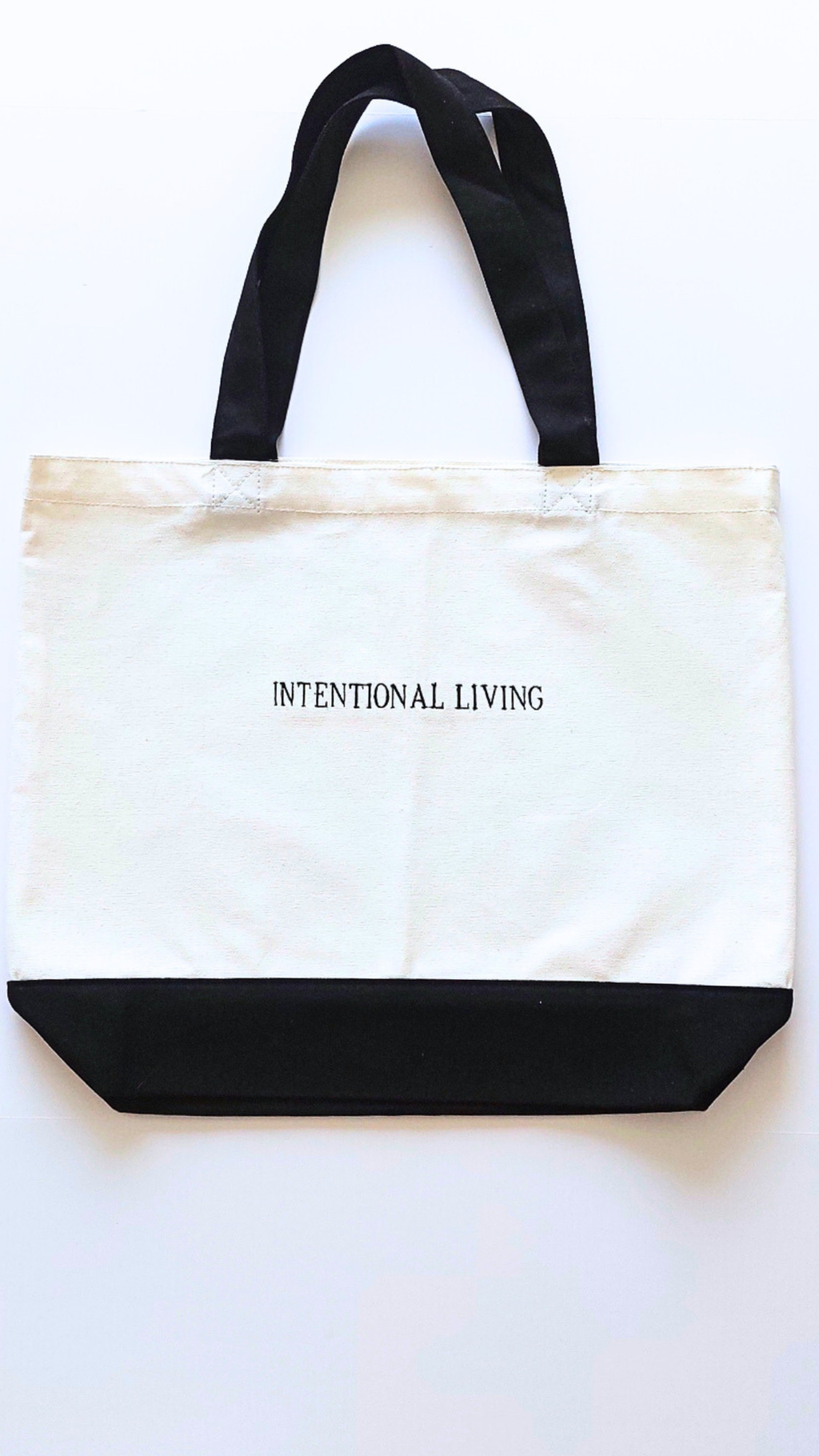 Intentional Living™ Embroidered Tote Bag