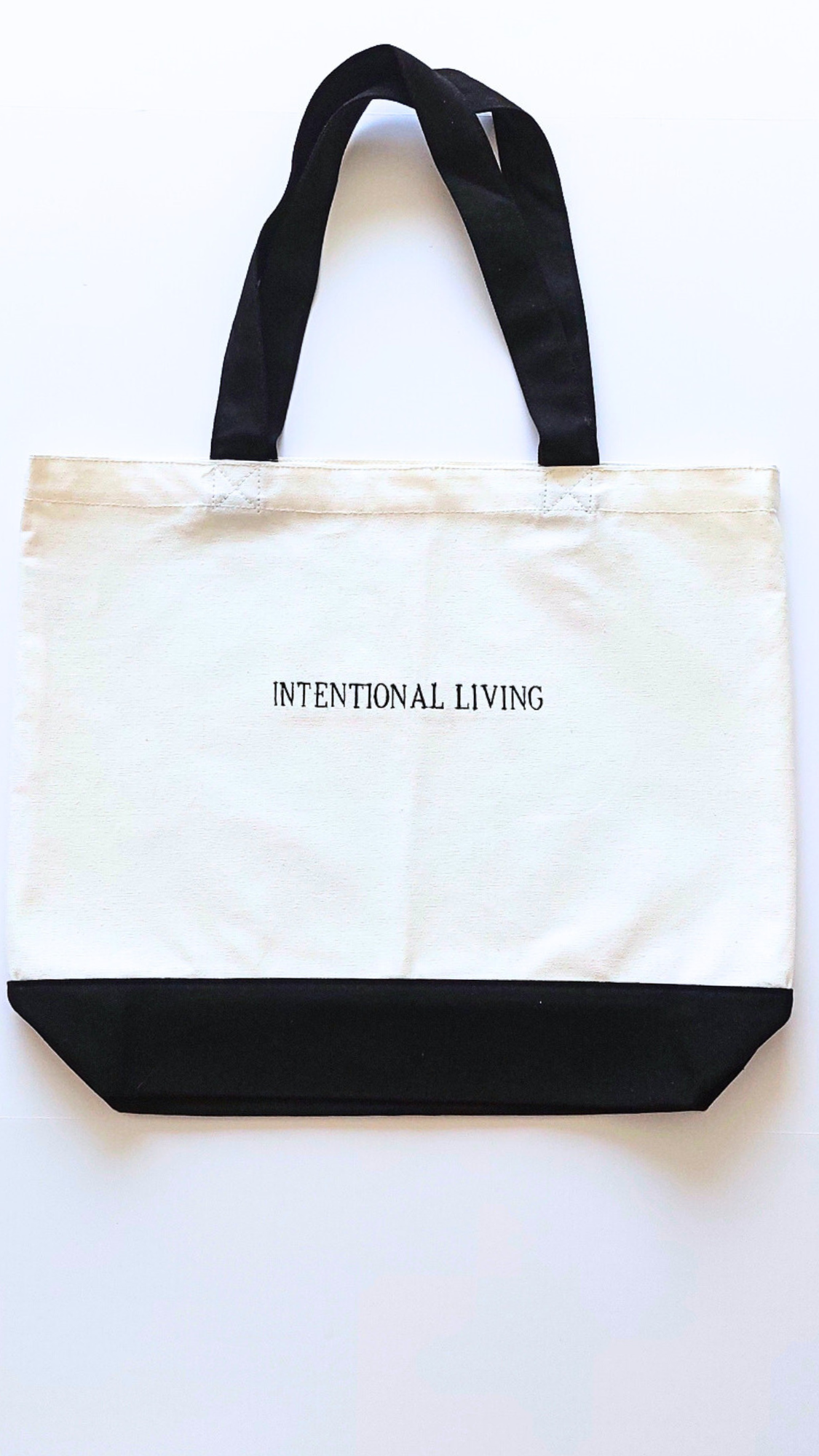 Intentional Living™ Embroidered Tote Bag