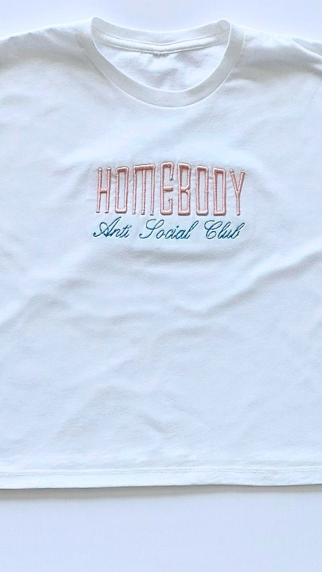Homebody™ Embroidered Crop Top