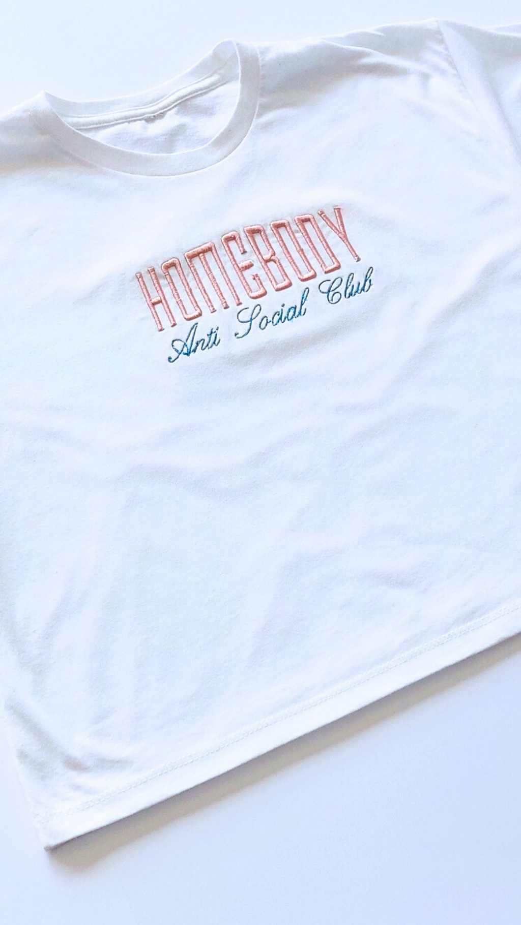 Homebody™ Embroidered Crop Top