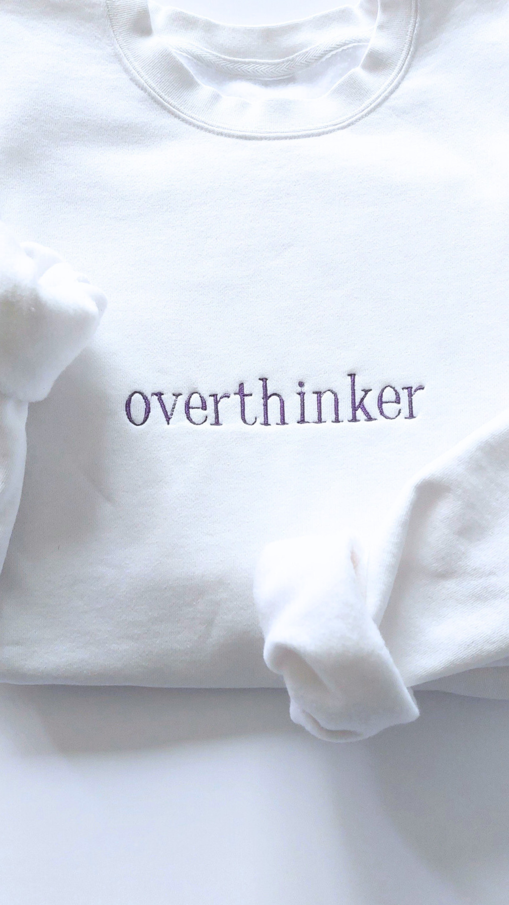 Overthinker™ Embroidered Sweatshirt