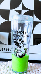 Hey Gorgeous N Co. Handmade Bride of Frankenstein 24 oz Lava Tumbler