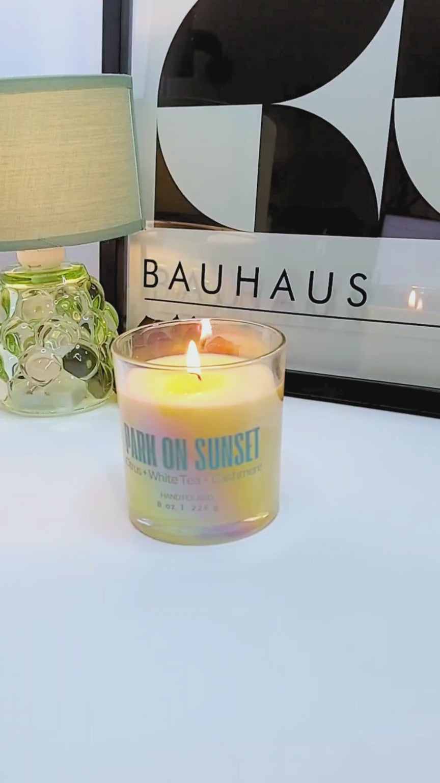 Park on Sunset™ Candle (8 oz) | Hey Gorgeous N Co. Coastal Luxury Scented Candle